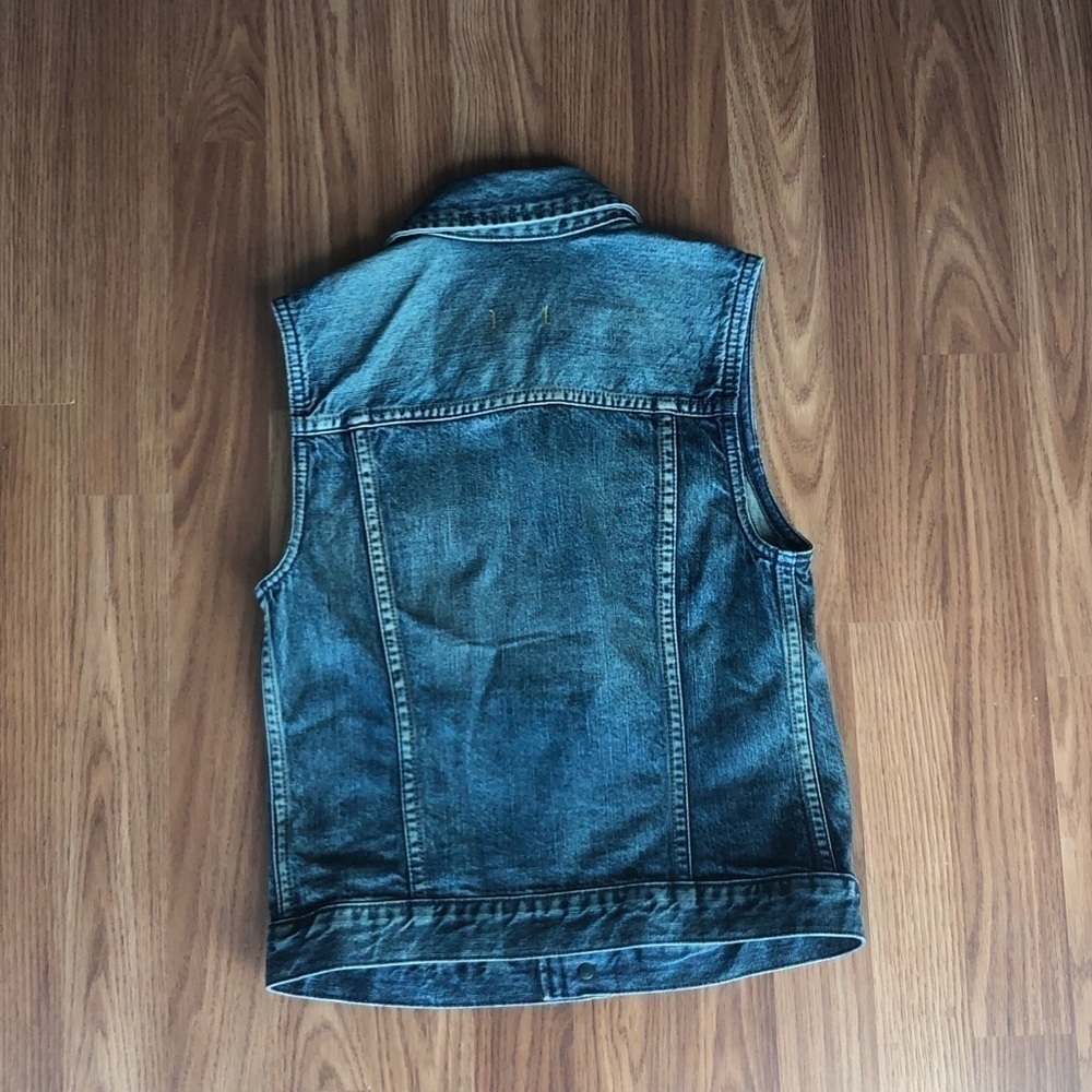Madewell Pocket Jean Vest Size XS - Picture 9 of 11